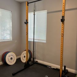 At Home Gym Set - Weight And Rack 