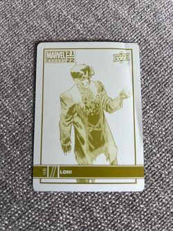 2021-22 Marvel Annual Loki Yellow Printing Plate 1/1