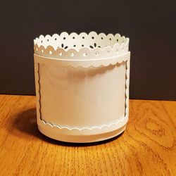 Yankee Candle Eyelet Lace Photo Frame Candle Holder