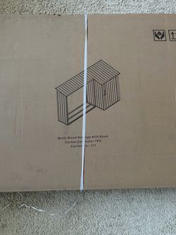 MULTI Wood STORAGE with SHED