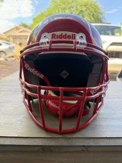 Riddell Youth SM/MD Red Helmet