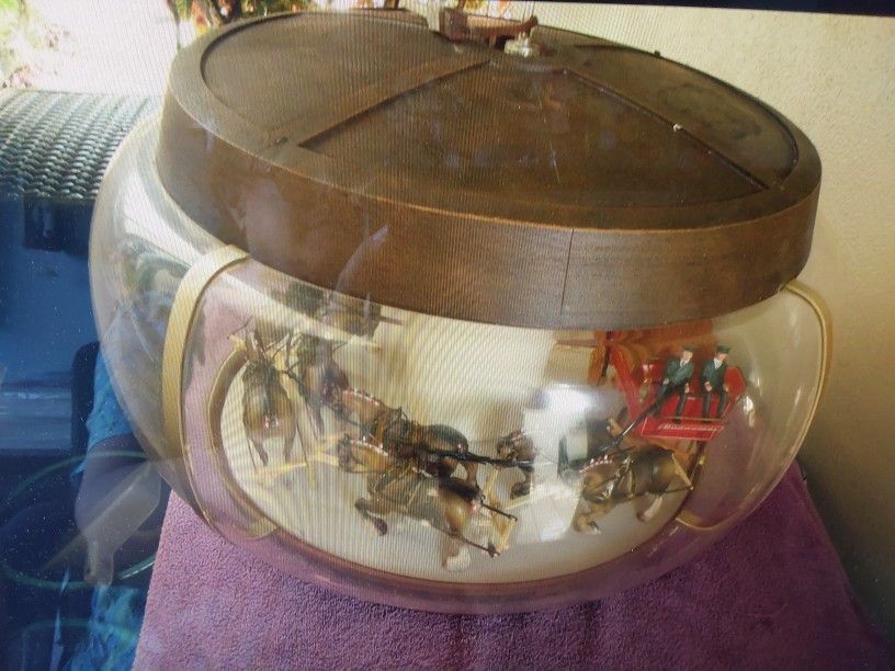 Vintage Budweiser Lamp Globe