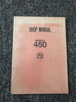 Honda 450 Shop Manual