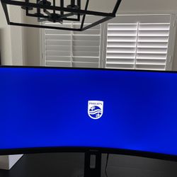 Curved 34 Inch Ultrawide Monitor With USB-C And Built In KVM