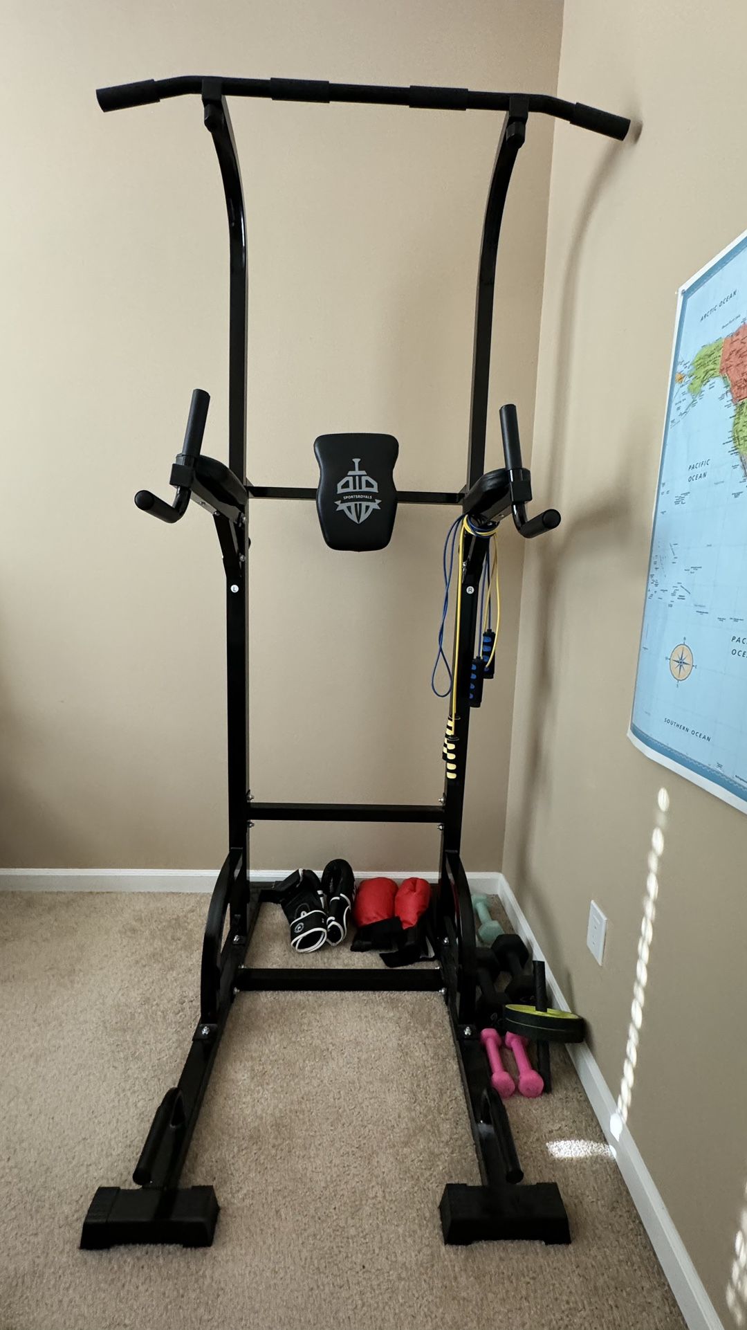 Sportsroyals Power Tower Pull Up Dip Station 