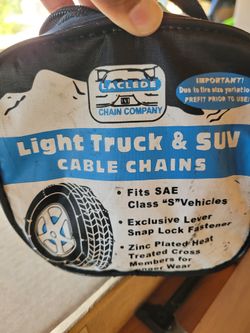 Snow Laclede Tire Chains - 2016