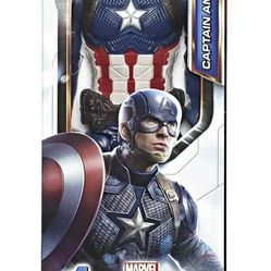 Avengers Marvel Endgame Titan Hero Series Captain America 12" Action Figure