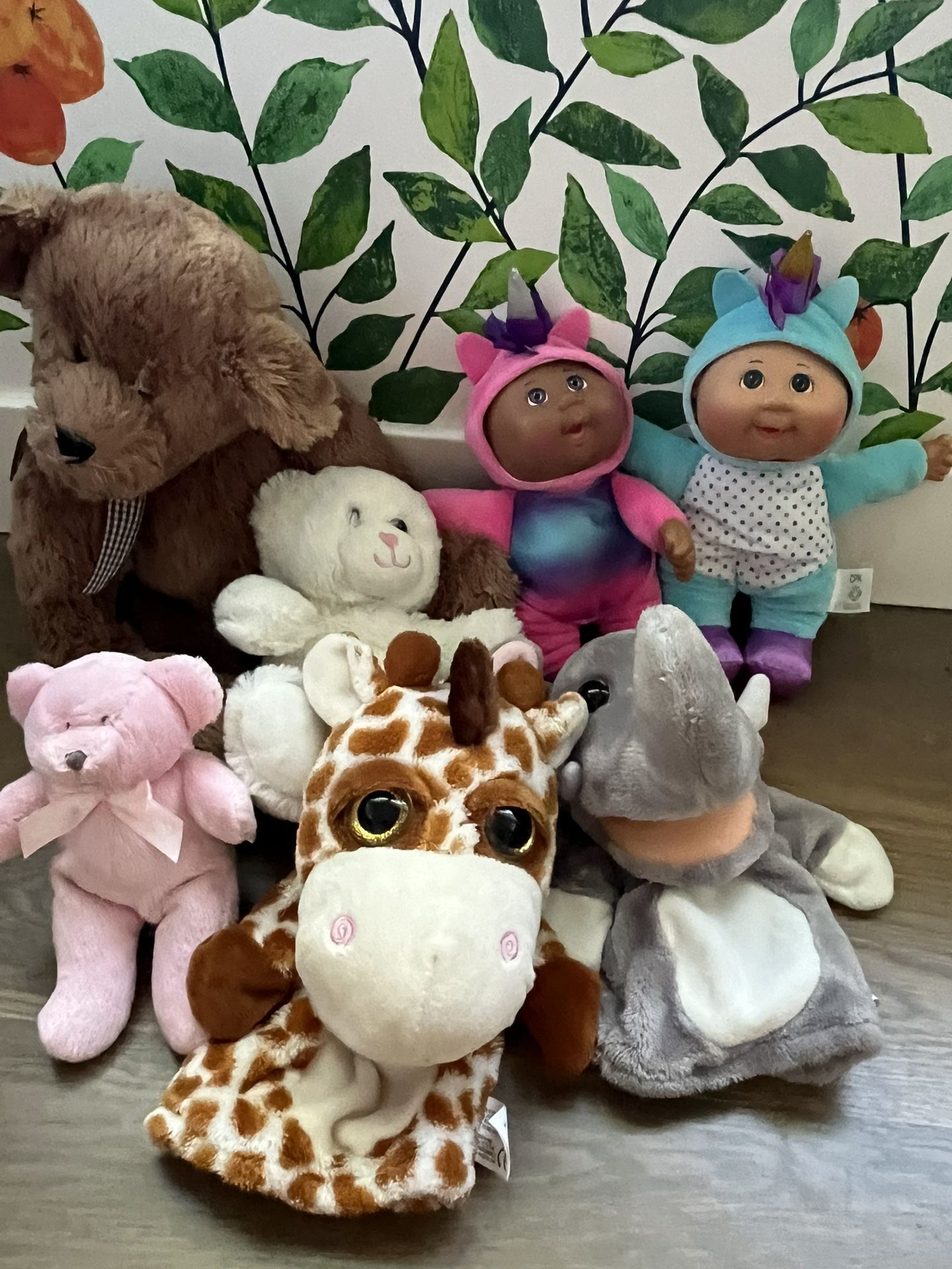 Stuffies. Teddy Bears. Puppets. Cabbage Patch Kids.