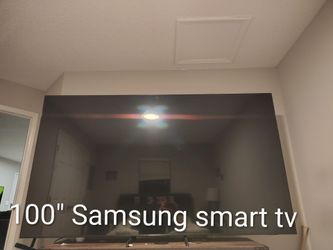 100" Samsung smart tv