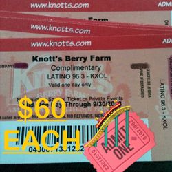 KNOTTS BERRY FARM TICKETS
