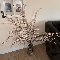 Cherry Blossom Arrangement – Decorative Vase Included 🌸
