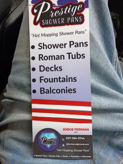 Prestige shower pans