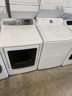 Used Samsung Washer and Gas Dryer Top Load