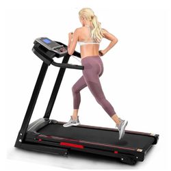 RTMX-1000 Home Use Folding Motorized Treadmill with Support Bluetooth and Tracking Programs for Walking and Running, Multifunctional Cardio Machine