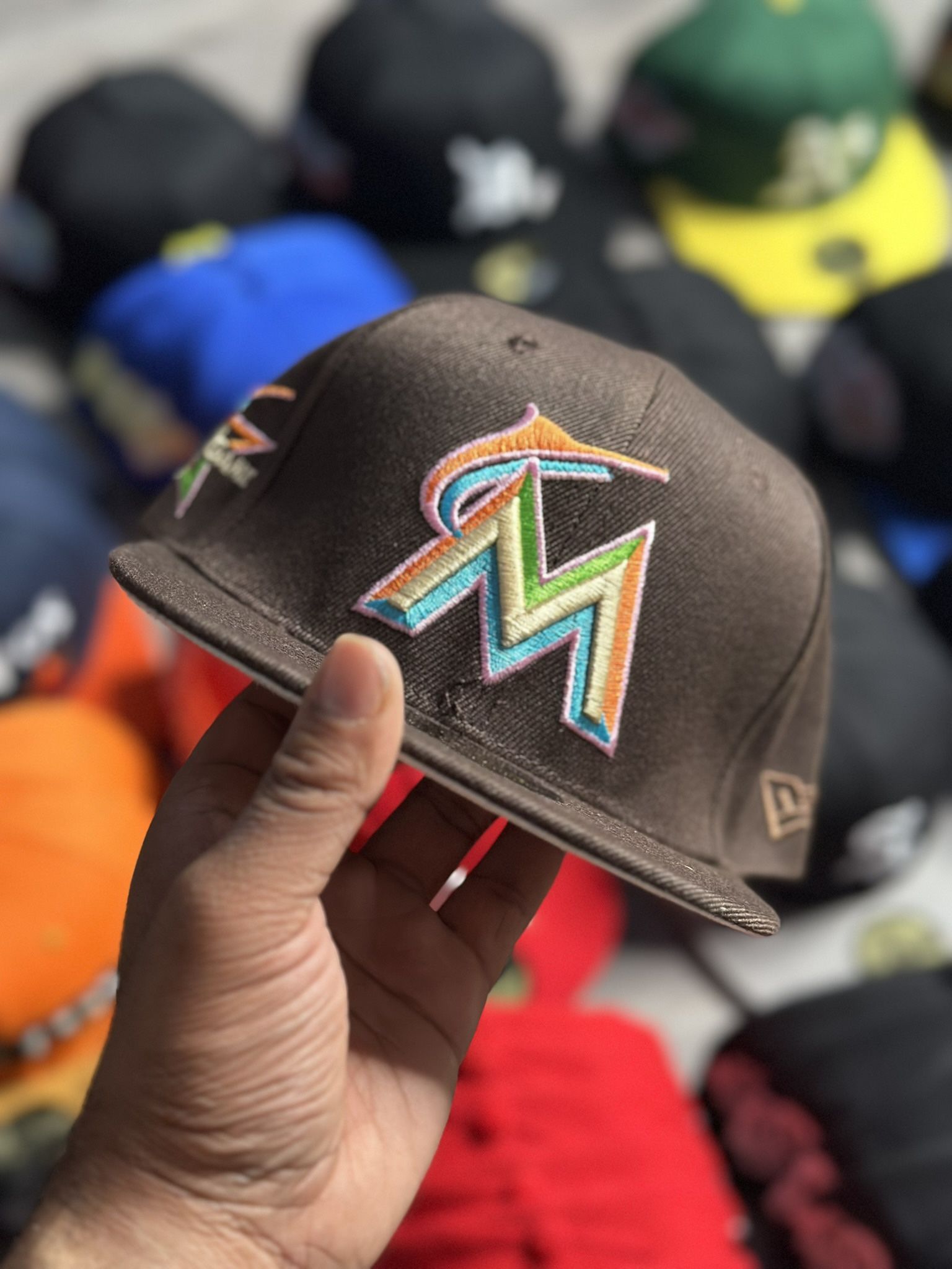 Marlins Fitted Caps 