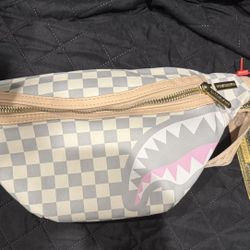 Sprayground Fanny Pack Rose All Day Warface NWT 
