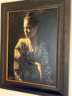 Fabian Perez painting