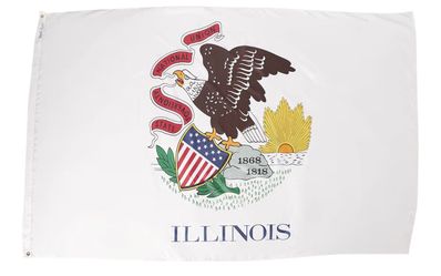 5 X 8 state of illinois flag