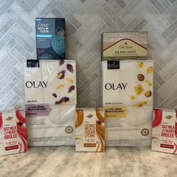 Olay, Dove And Old Spice bar Soap - Bundle #20