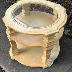 Three Tiered Round Table