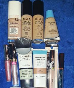 11 PIECE Random Makeup Bundle. Various Brands. 
