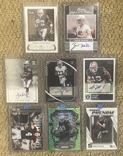 Las Vegas Raiders NFL Football Card Lot