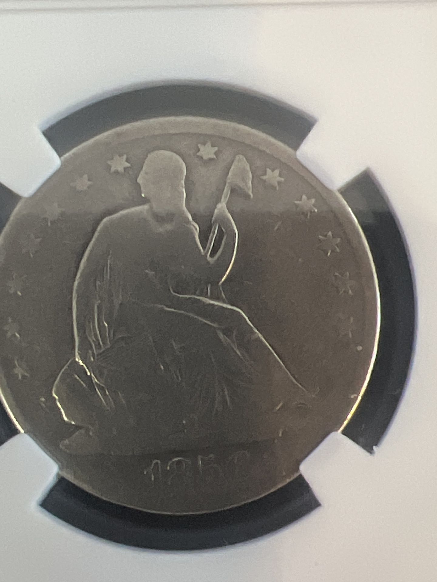 1856 O seated Liberty half dollar