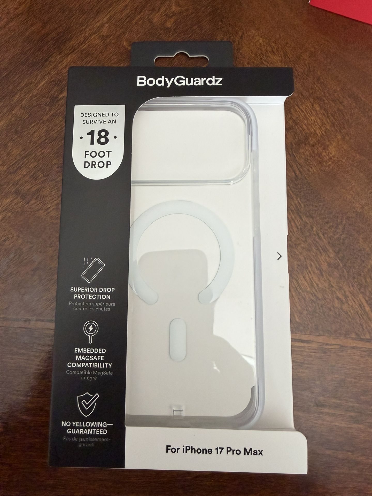 iPhone 17 Pro Max Bodyguardz Clear Case