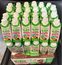 Orgain Kids Protein Chocolate Shakes 3 of 24pack for $70