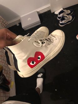 comme de garçons chucks sz 12