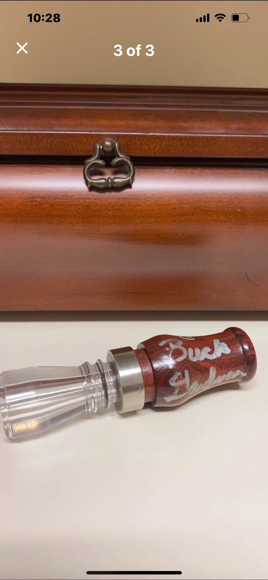 Mallard Duck Call, Signed And Numbered By Buck Gardner