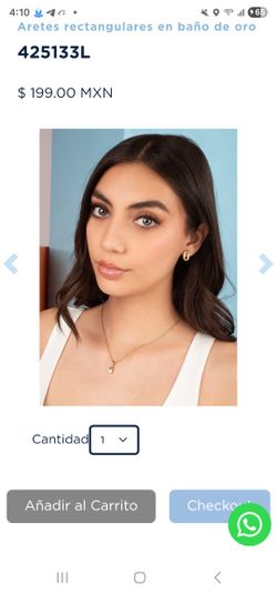 18k Gold Plated Hoop Earrings Rectangle Thick Chunky Women Jewelry