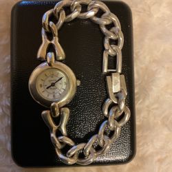 Vintage Solid Stainless Steel Link Bracelet Watch(Precision by GRUEN)