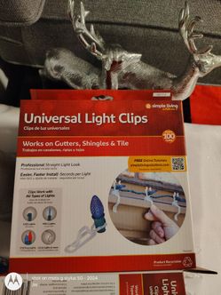 5 boxes of 100ct Light clips