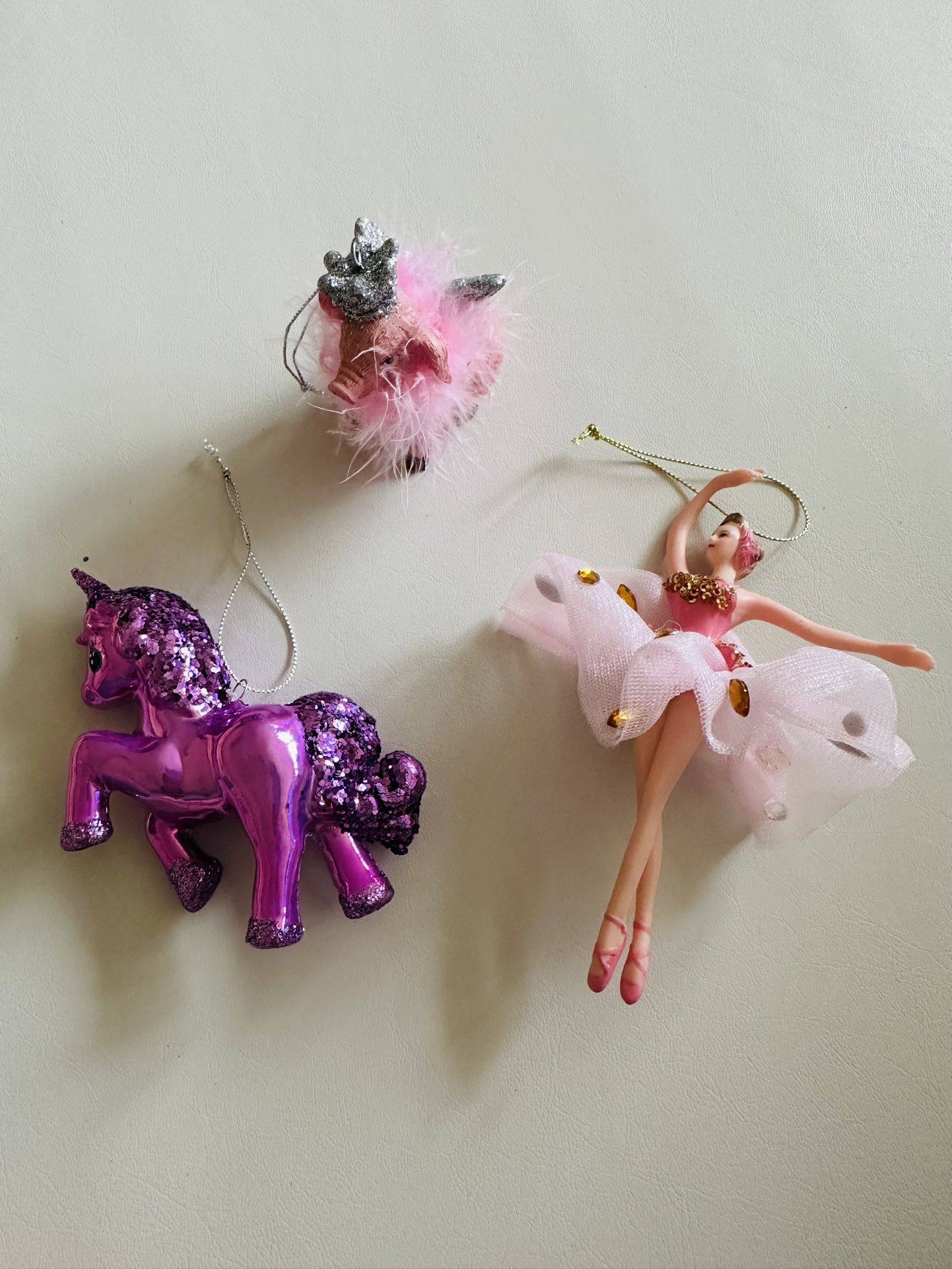 Girly Christmas Ornaments (3)