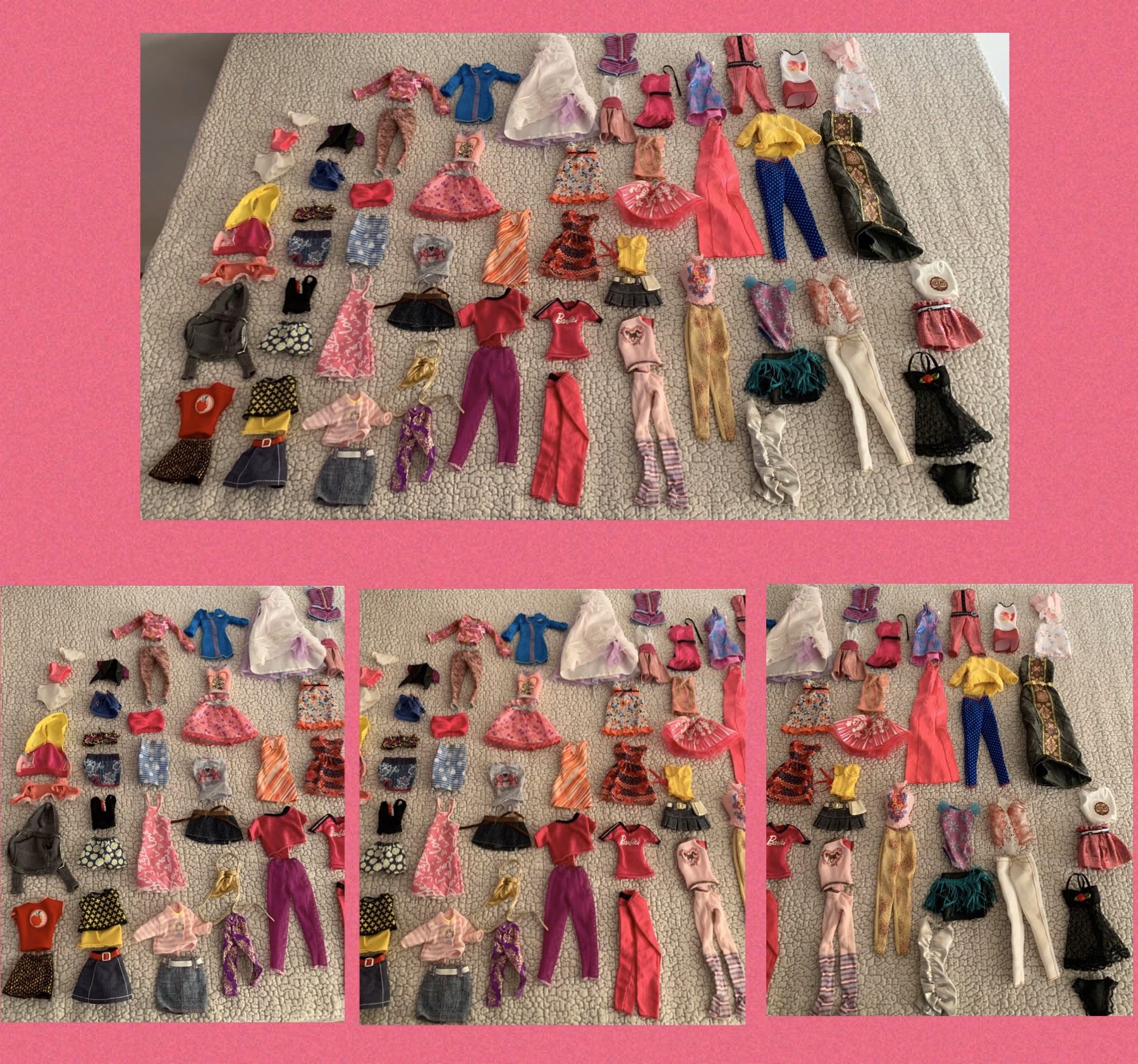Barbies clothes lote
