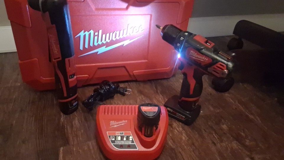 Two Milwaukee Drills And Extra Battery And Charger $89 Nothing Lower