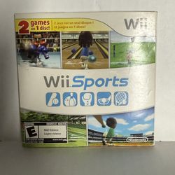 Nintendo Wii Sports and Wii Sports Resort 2 In 1 Rare 