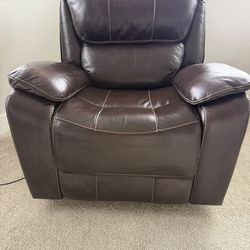 leather recliner chair
