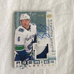Brock boeser Autographed Card
