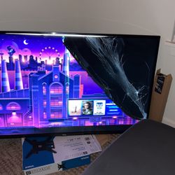 **FOR PARTS** 50 “ 4k Smart Roku TV 