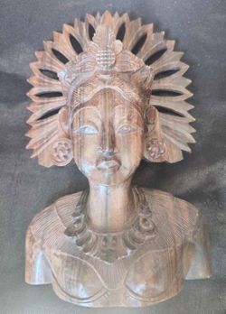 Vintage hand carved art