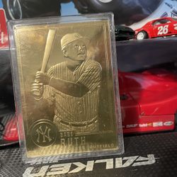 Babe Ruth Gold Series Card For Sale 
