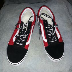 Size 4.5 Suede & Cloth Off The Wall Vans Fi