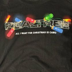 Reeltree Black Graphic T- Shirt Size 3XL