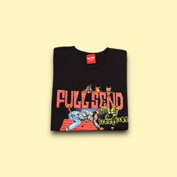 Full Send Snoop Doggy Dog Doggystyle Album Cover Death Row T-Shirt Men's Large