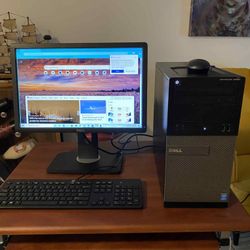 Dell Optiplex 3020 Desktop Computer, Intel Core i3-4160 8GB RAM 1TB, DVD-RW, Windows 10, Black, Microsoft Office installed.  ** NO TRADES **