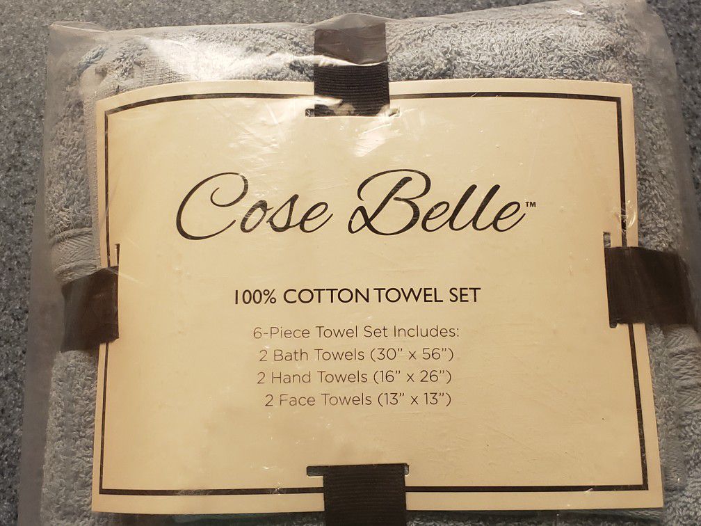 Cose Belle 6 Piece Towel Set