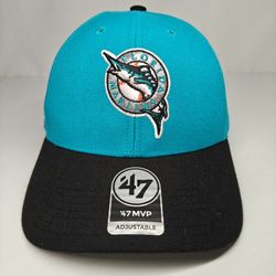 47 MVP adjustable hat featuring the vintage Florida Marlins logo