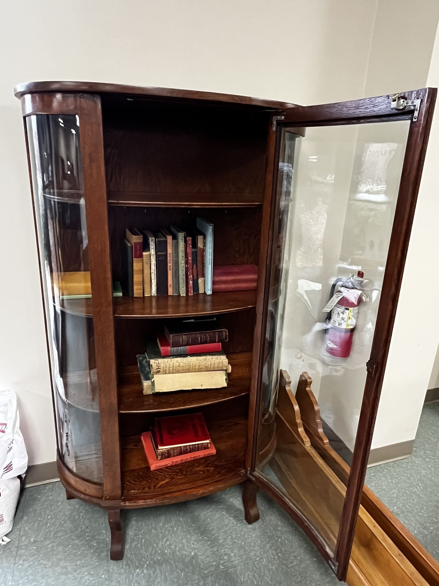 Antique Oak Book Shelf